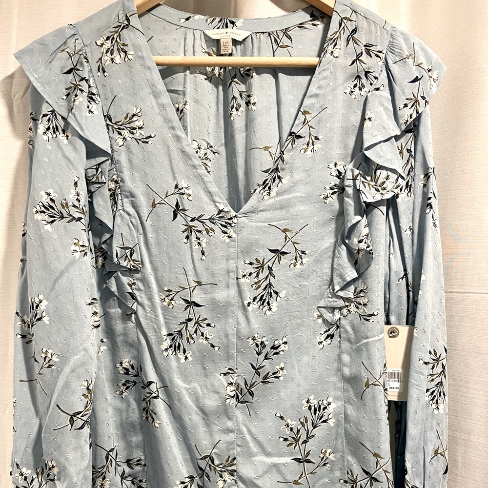 New Lucky Brand floral top